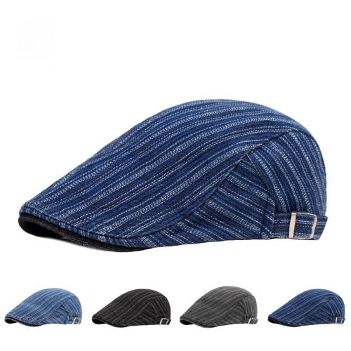 Baumwolle Berets, Gestreift, mehr Farben zur Auswahl,  Stück