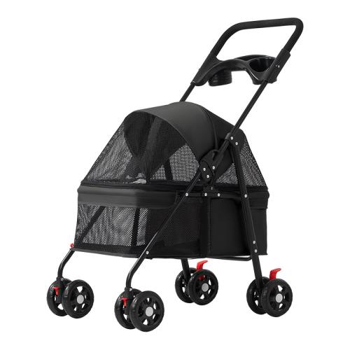 Doek & Metalen De wandelwagen van het huisdier meer kleuren naar keuze stuk
