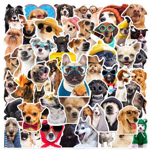 Pvc Autocollant décoratif Imprimé Modèle de chiot Ensemble