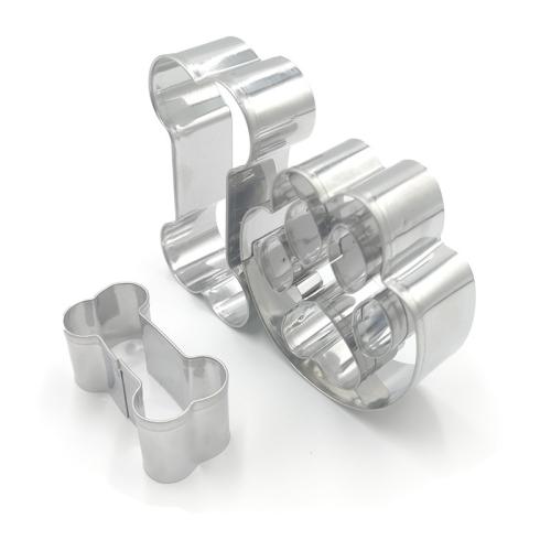 Stainless Steel DIY Biscuit Molds & three piece Set