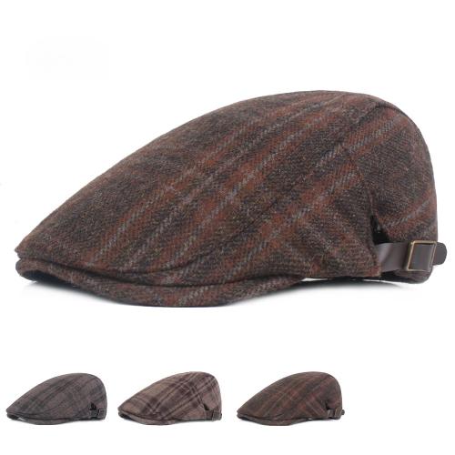 Baumwolle Berets, Plaid, mehr Farben zur Auswahl,  Stück