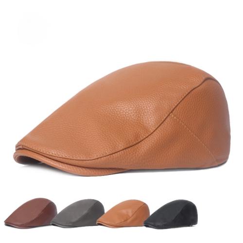 PU Leder Berets, Solide, mehr Farben zur Auswahl, Stück