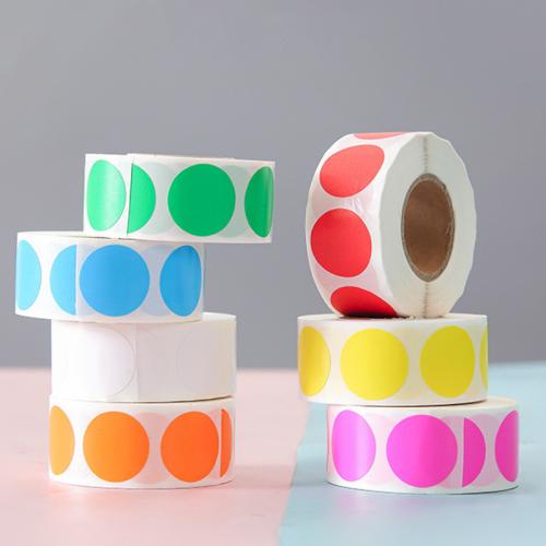 Copper Paper & Pressure-Sensitive Adhesive Sealing Sticker, Solid, more colors for choice,  PC