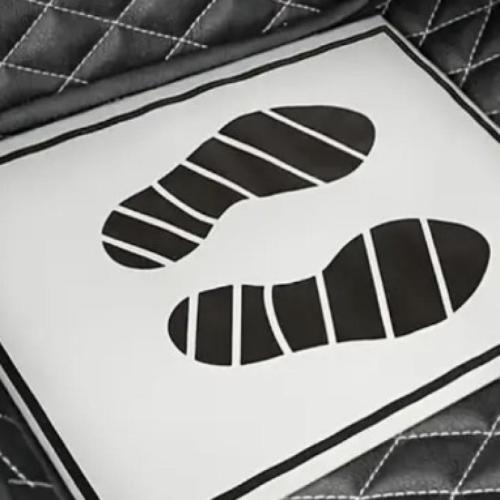Disposable Car Foot Mats Portable Paper Vehicle Folding Floor Mats