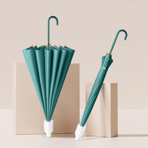 Pongee Parapluie long de poignée Acier plus de couleurs pour le choix pièce