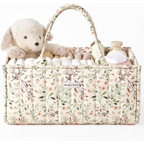 Cotton Cloth foldable Diaper Bag large capacity & portable PC