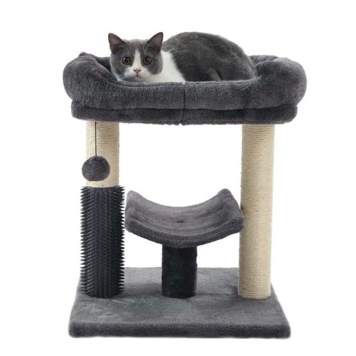 Sisal Hemp & Cloth detachable and washable & Multifunction Cat Tree gray PC