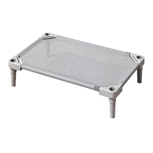 Steel & Polyester detachable and washable Pet Bed Solid gray PC