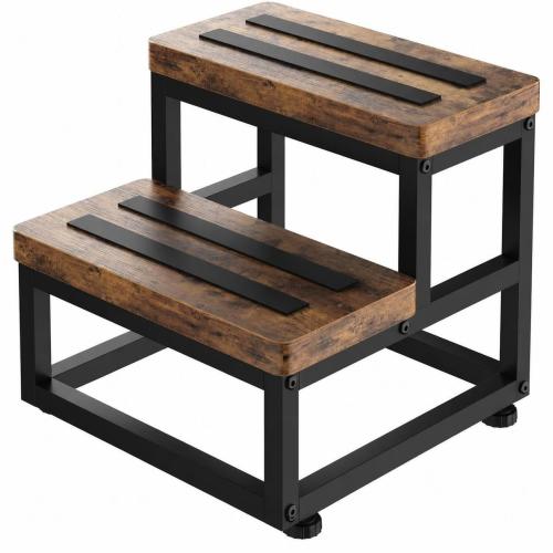 Solid Wood & Iron Footstool Wall Hanging PC