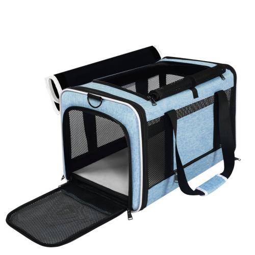 Polyester foldable Pet Carry Handbag portable & breathable PC