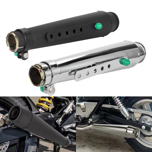 Vintage Motorcycle Exhaust Muffler Silencer For Harley Chopper Bobber Cafe Racer