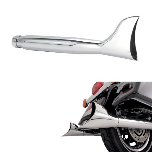 Motorcycle Retro Exhaust Pipe Cruise/Prince/Ranger/Harley/XL883 Straight Row Fishtail Universal Tail