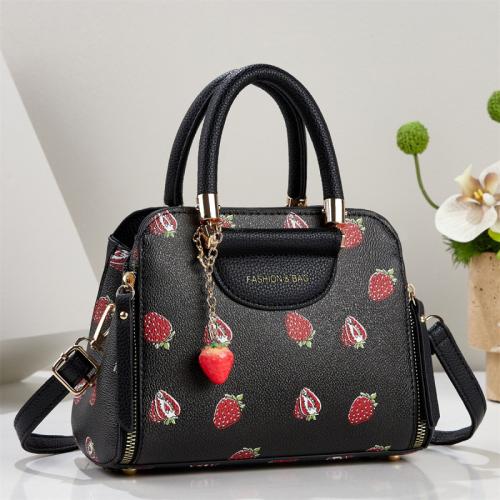 PUレザー ハンドバッグ ポリエステル フルーツパターン 選択のためのより多くの色 一つ