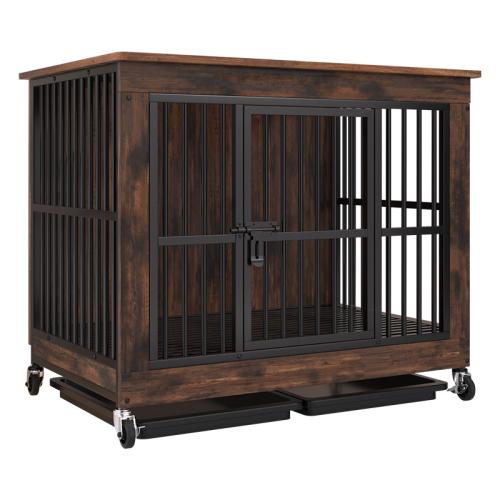 Metal & Wood Pet Cage hardwearing & detachable & hollow PC