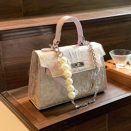 Tuch & PU Leder Handtasche, mehr Farben zur Auswahl,  Stück