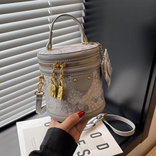 Tuch & PU Leder Handtasche, mehr Farben zur Auswahl,  Stück