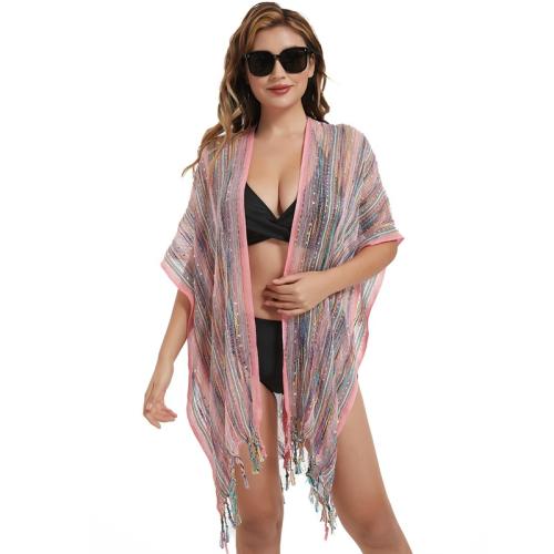 Polyester Zwemmen Cover Ups Afgedrukt Striped meer kleuren naar keuze stuk