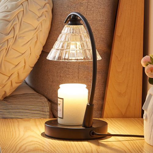 Verre & Fer Lampes de parfum Noir pièce