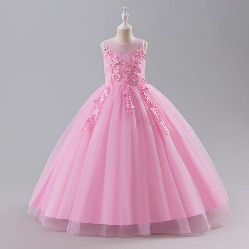 Polyester Girl One-piece Dress Cute PC
