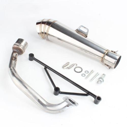 Stainless Steel Motorcycle Exhaust Pipe durable & general Set