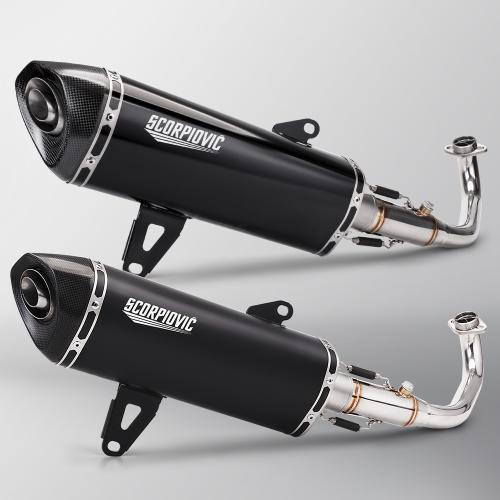 Motorcycle exhaust pipe for 2017-2023 XMAX300 muffler non-destructive installation