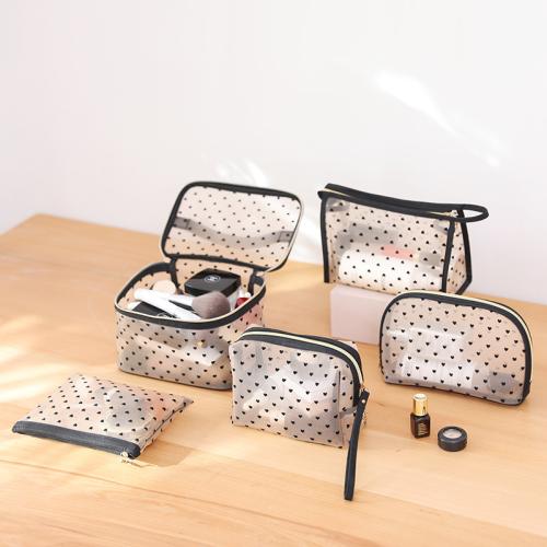 Flocking Fabric Cosmetic Bag PC