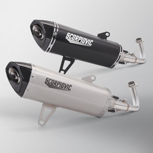 Stainless Steel Motorcycle Exhaust Pipe For 2017-2023 XMAX300