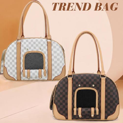 PU Leather Pet Carry Shoulder Bag Polyester PC