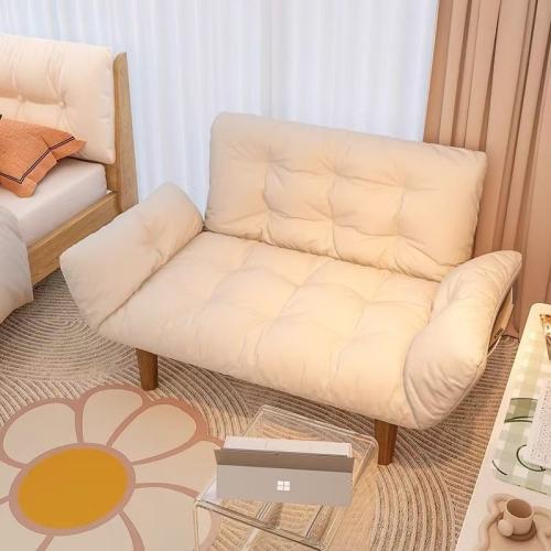 Technical Farbic & Cotton Linen adjustable Sofa Bed PP Cotton & Sponge Solid PC