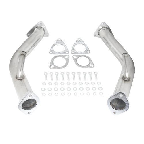 VQ35HR VQ37HR Test Pipes Decat Catless Straight Downpipe Exhaust For Nissan 350Z 370z Infiniti G37 G25 2.5 FX35 FX37 Q50 Q60