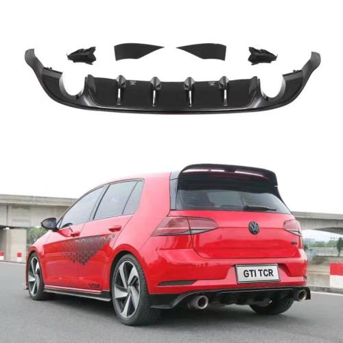 Bumper Diffuser Rear Spoiler for TCR Rear Bumper Diffuser Valance Kits for MK7.5 Facelift 2017-2020