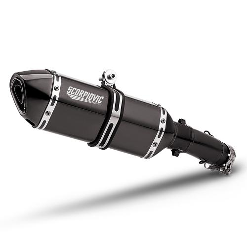 Mid Pipe & Slip-On Exhaust For Kawasaki Ninja400 Z400 2017-2023 Stainless Steel
