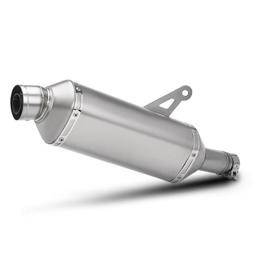 For CFMOTO 450MT / SR / NK Integrated Mid-Pipe & Slip-On Muffler Exhaust Direct Bolt-On to Header
