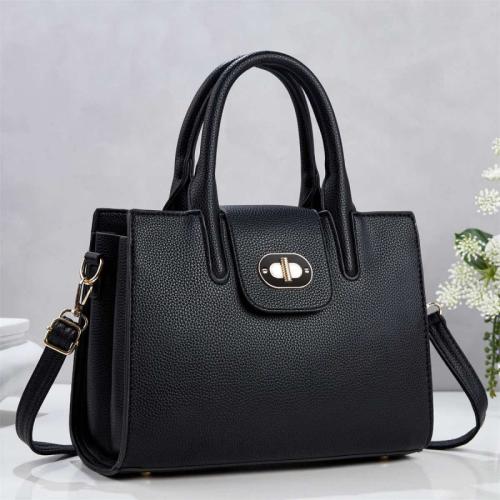 PU Leder Handtasche,  Polyester, Lichee Grain, mehr Farben zur Auswahl,  Stück