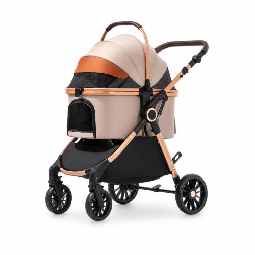 Carbon Staal & Oxford De wandelwagen van het huisdier Solide meer kleuren naar keuze stuk
