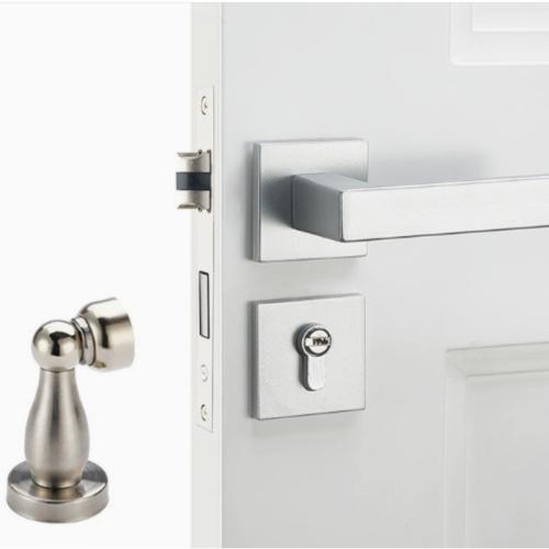 Aluminum Antirust & silent Door Lock durable & anti-theft silver Set