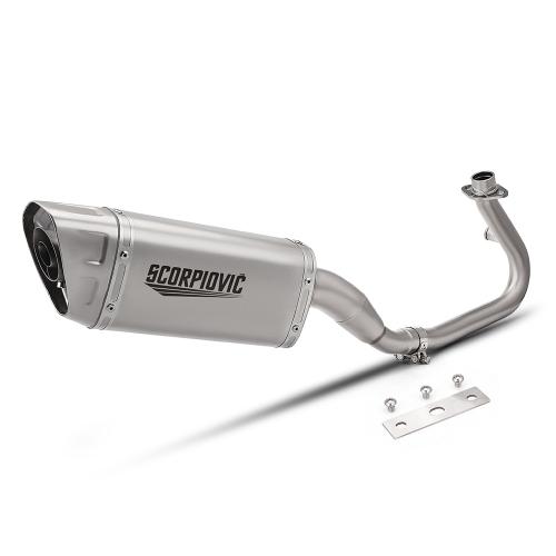 For Italjet Dragster 200/150 Stainless Header & Slip-On Exhaust Bolt-On