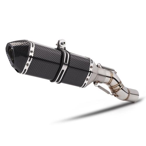 For Benelli TRK502X Stainless Mid Pipe & Slip-On Muffler Kit