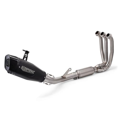 For CFMOTO 675SR Full Exhaust Stainless Split Header & Slip-On Bolt-On