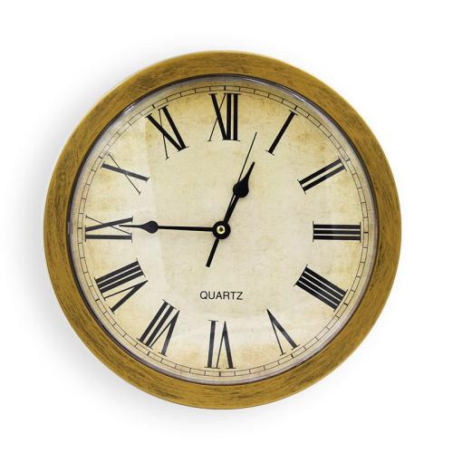 Engineering Plastics Multifunction Wall Clock for storage gold PC
