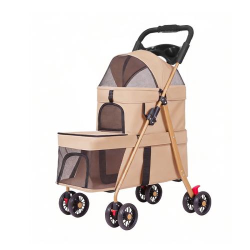 Oxford & Mesh-stof De wandelwagen van het huisdier Metalen meer kleuren naar keuze stuk