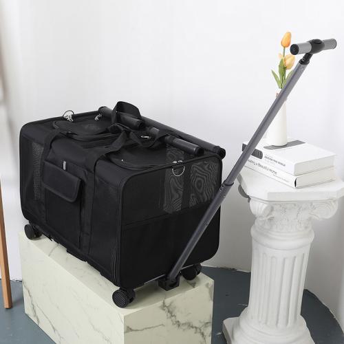 Metalen & Oxford Trolley voor huisdieren meer kleuren naar keuze stuk
