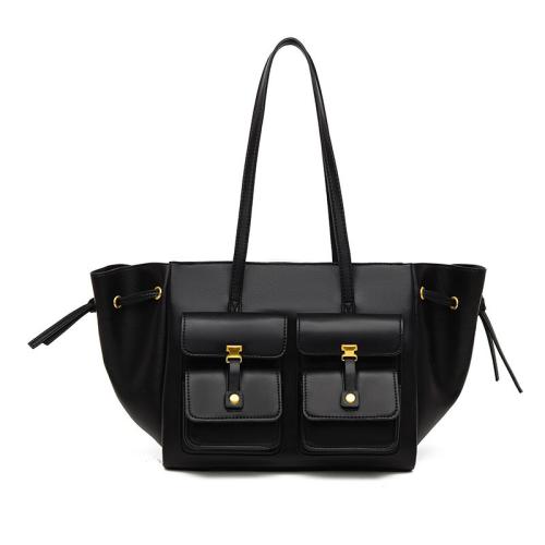 PU Leather Easy Matching Shoulder Bag durable & large capacity & waterproof PC