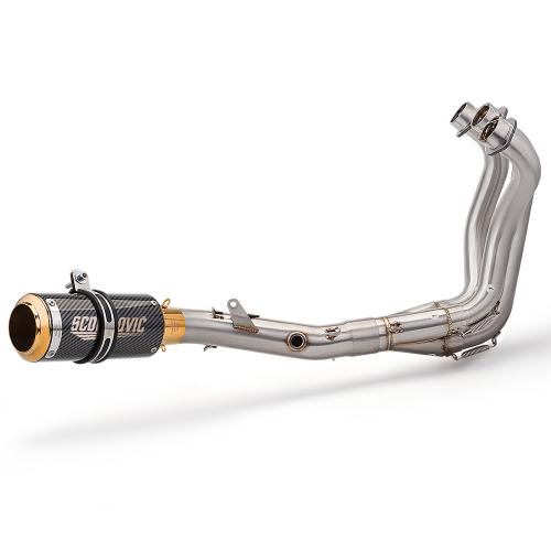 For Yamaha MT-09 XSR900 Stainless Header & Slip-On Muffler Bolt-On