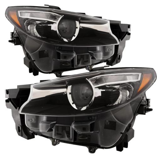 Headlight For Mazda CX9 2016-2023 CAPA Housing Lamps Set MA2502148 MA2503148 LED