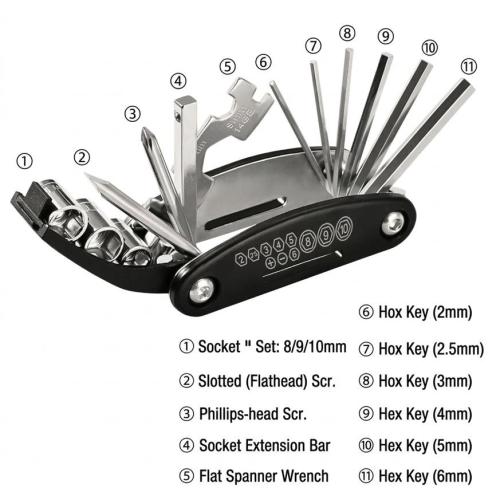 Bicycle Repair Tool -1 Hexagon Combination Wrench Repair Tool