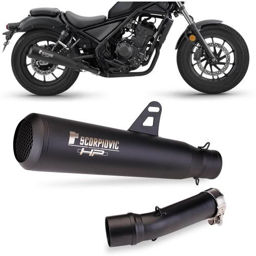 For Honda CM300 CM500X Rebel Mid Pipe & Slip-On Muffler Exhaust Parts