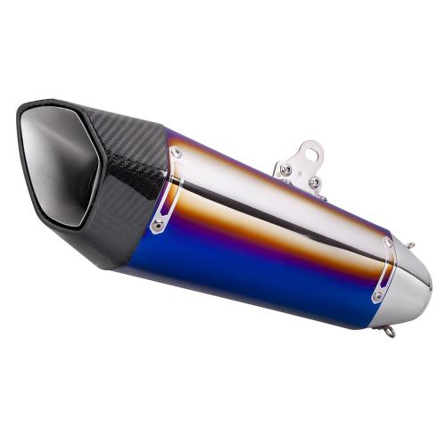 51mm Universal Slip-On Exhaust For Kawasaki Z400 Yamaha R3 MT-07 MT-09