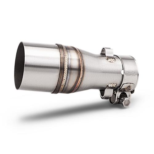 Universal Motorcycle GP Exhaust Adapter Mid Pipe to Slip-On Connector Reducer
