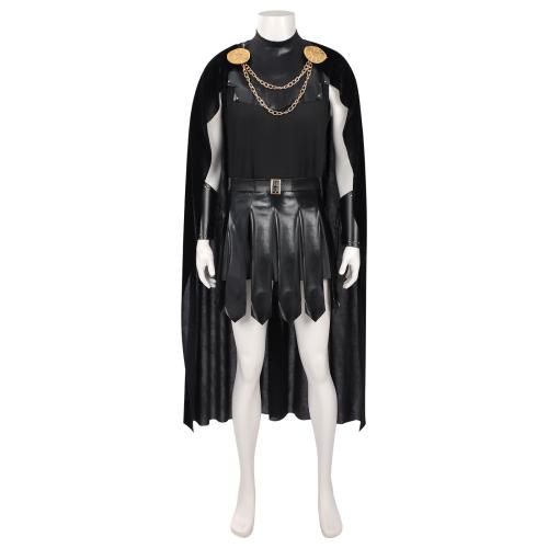Polyester Mannen Warrior Kostuum Zwarte Instellen